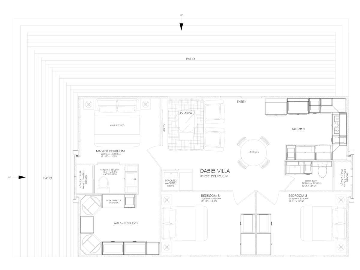 Oasis Villa model floor plan preview
