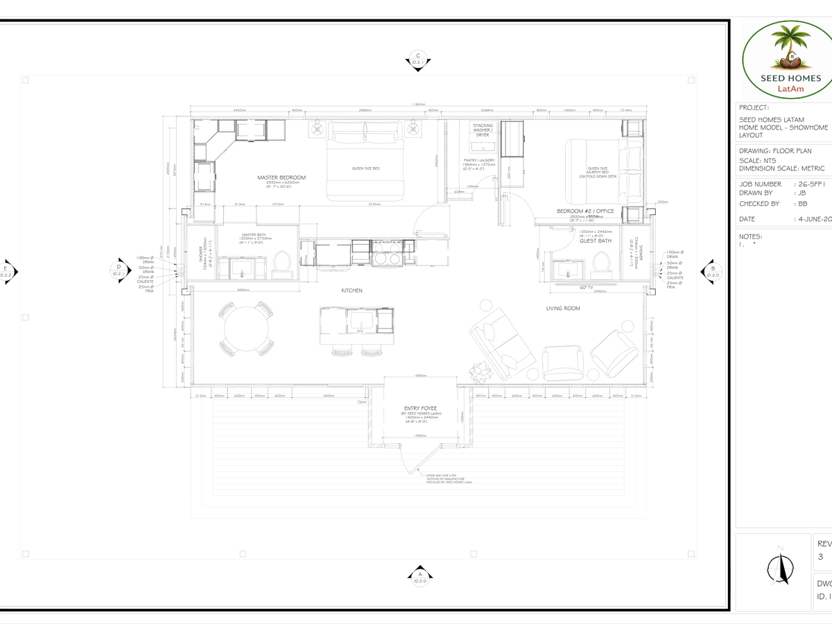 SEED Homes Coral floor plan preview