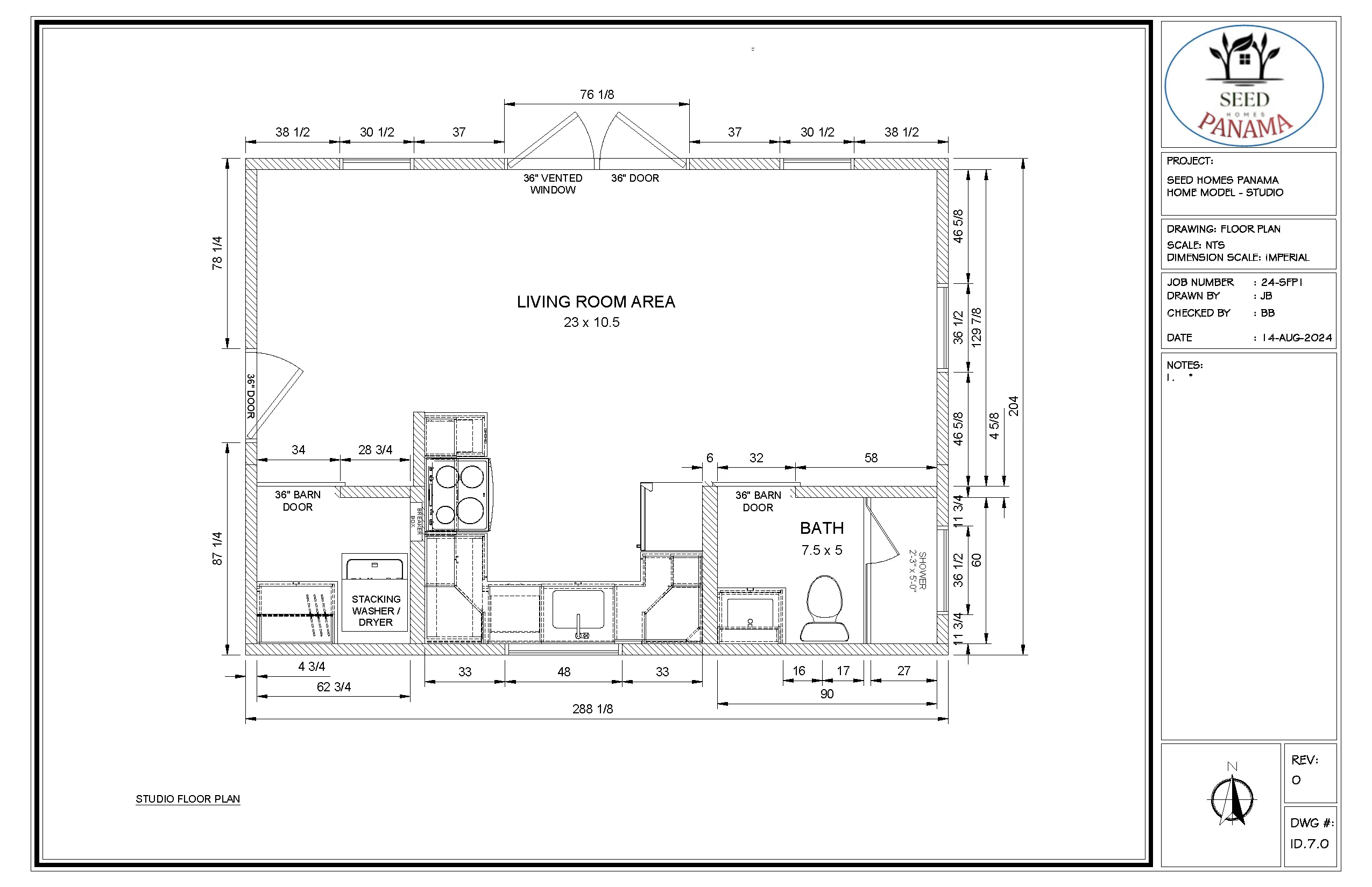 Studio floor plan
